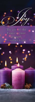 Picture of Banner Joy of the Lord Advent 2 x 6 Fabric