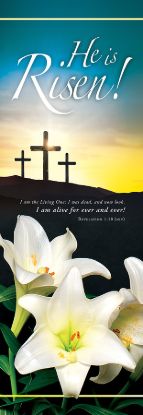 Picture of Easter He Is Risen! 2' x 6' Banner Vinyl