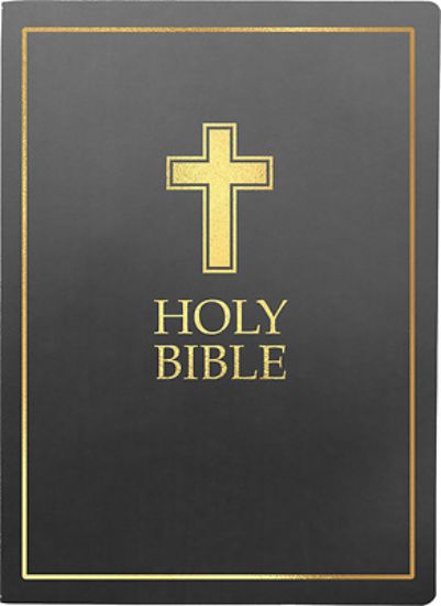 Picture of KJV Sword Bible, Giant Print, Black Ultrasoft, Cross Design