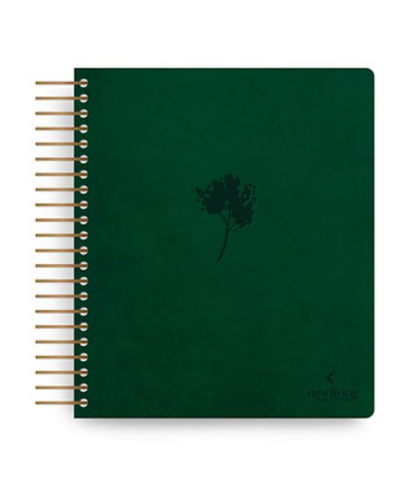 Picture of NLT Spiral-Bound Notetaking Bible, Filament Enabled (Hardcover Leatherlike, Forest Green)