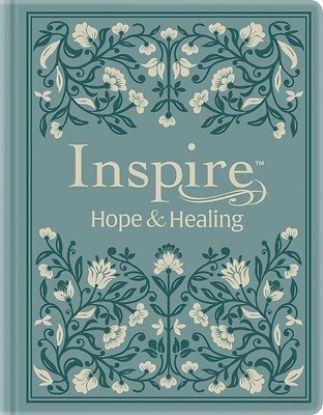 Picture of NLT Inspire Hope and Healing Bible, Filament Enabled (Hardcover Leatherlike, Dusty Teal)