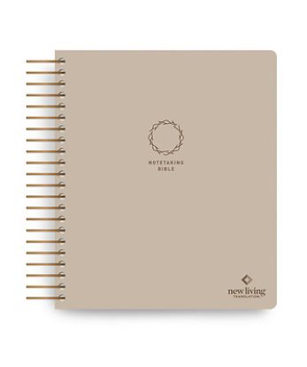 Picture of NLT Spiral-Bound Notetaking Bible, Filament Enabled (Hardcover, Classic Tan)