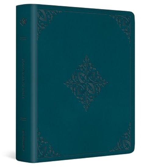 Picture of ESV Journaling Bible (Trutone, Deep Teal, Fleur-De-Lis Design)