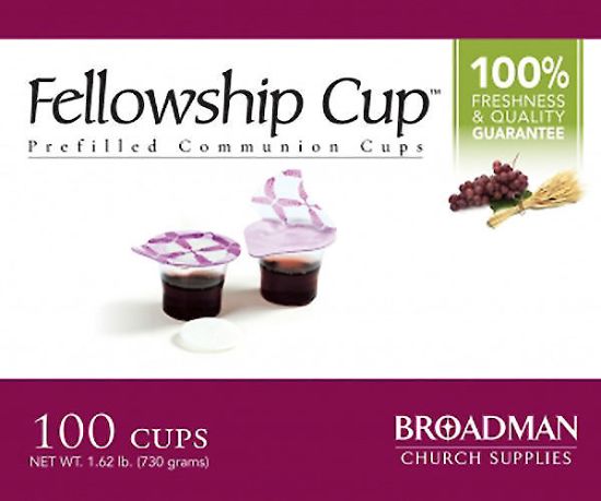 Picture of Fellowship Cup Prefilled Disposable Communion Wafer and Juice - 100 pack