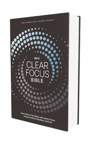 Picture of Nirv, Clear Focus Bible, Hardcover, Charcoal/Blue