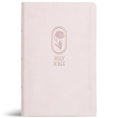 Picture of KJV Large Print Personal Size Reference Bible, Pink Leathertouch