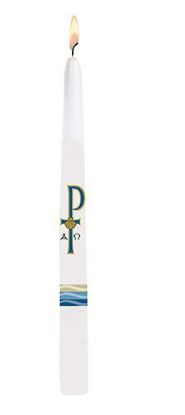 Picture of Baptism by Water and the Holy Spirit Candle - Taper