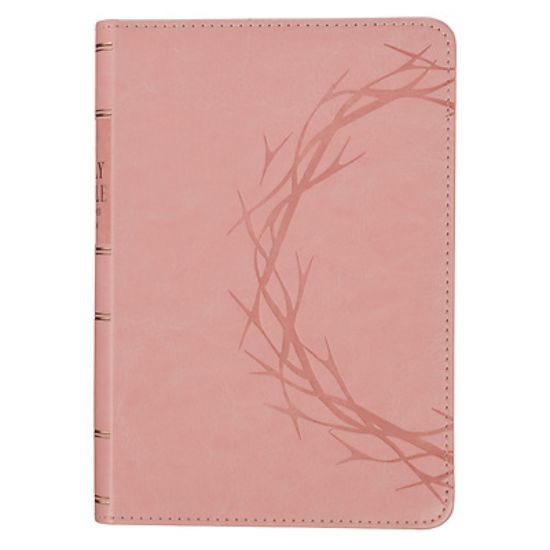 Picture of KJV Bible Compact Large Print (Faux Leather, Pink)