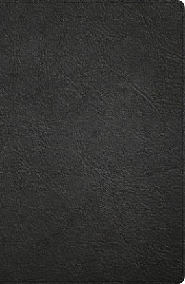 Picture of CSB Large Print Personal Size Reference Bible, Optimal Type, Digital Study Edition, Black Genuine Leather