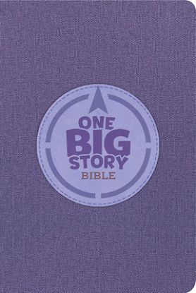 Picture of CSB One Big Story Bible, Revised & Updated, Easy-To-Read Optimal Type, Purple Leathertouch, Indexed