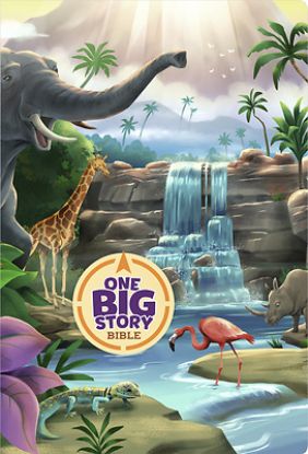 Picture of CSB One Big Story Bible, Revised & Updated, Easy-To-Read Optimal Type, Creation Leathertouch