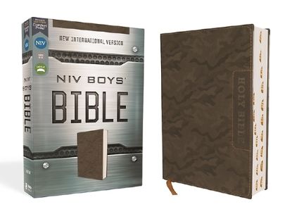 Picture of Niv, Boys' Bible, Leathersoft, Brown Camo, Thumb Indexed Tabs, Comfort Print
