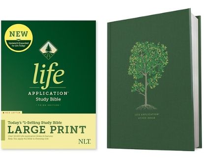 Picture of NLT Life Application Study Bible, Third Edition, Large Print (Red Letter, Hardcover)