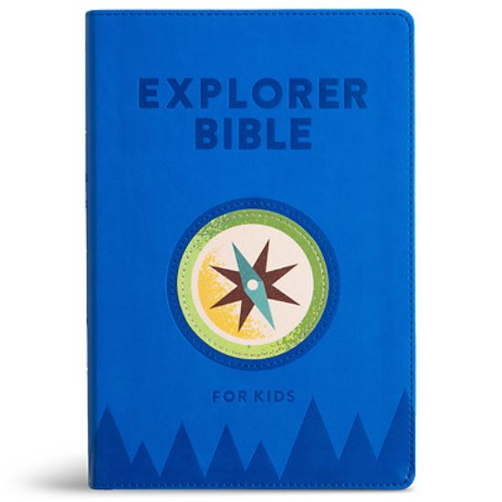 Picture of KJV Explorer Bible for Kids, Royal Blue Leathertouch, Indexed