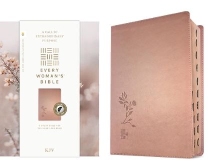 Picture of KJV Every Woman's Bible, Filament Enabled (Leatherlike, Rose Gold, Indexed, Red Letter)
