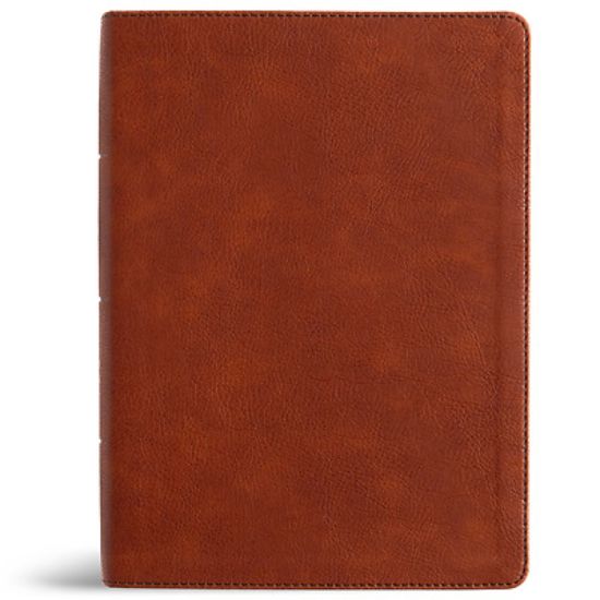 Picture of NASB Study Bible, Burnt Sienna Leathertouch, Indexed
