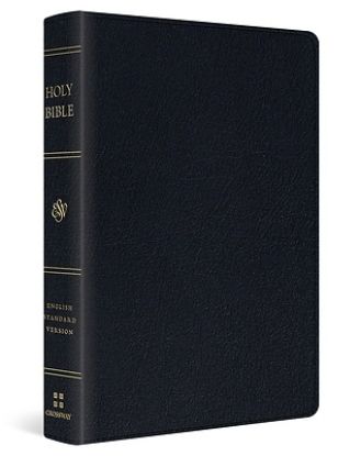 Picture of ESV Personal Size Reference Bible (Genuine Leather, Black)