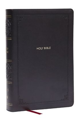 Picture of KJV Giant Print End-Of-Verse Reference Bible, Black Leathersoft, Red Letter, Comfort Print