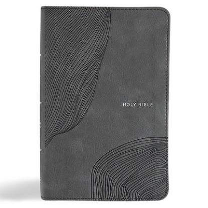 Picture of CSB Single-Column Compact Bible, Digital Study Edition, Charcoal Leathertouch