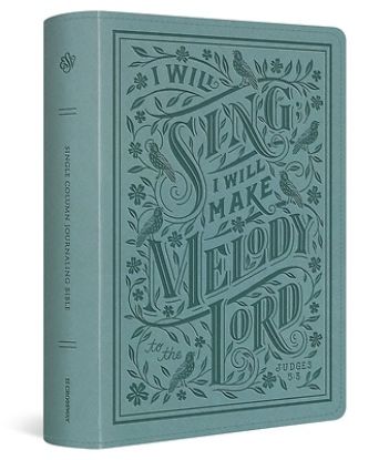 Picture of ESV Single Column Journaling Bible, Large Print (Trutone, Paris Sky, Judges 5