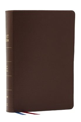 Picture of Net Bible, Full Notes Edition (Net, Brown Genuine Leather, Comfort Print)