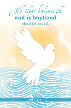 Picture of Baptism He that Believeth and is Baptized Bulletin