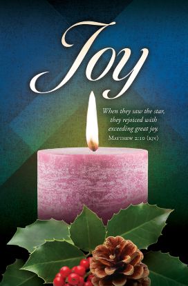 Picture of Advent Joy Matthew 2:10 KJV Bulletin