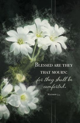 Picture of Funeral Blessed are They that Mourn Bulletin
