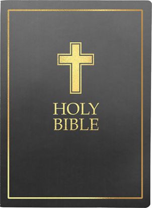 Picture of Kjver Sword Bible, Giant Print, Black Ultrasoft, Cross Design