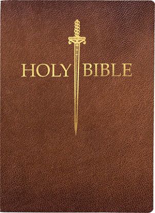 Picture of KJV Sword Bible, Giant Print, Acorn Bonded Leather, Thumb Index