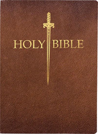 Picture of Kjver Sword Bible, Giant Print, Acorn Bonded Leather, Thumb Index