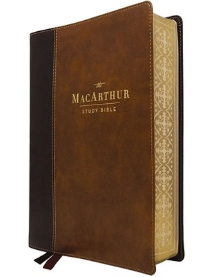 Picture of Nasb, MacArthur Study Bible, Brown Leathersoft, 1995 Text, Comfort Print, Limited Edition