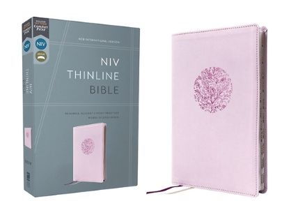 Picture of Niv, Thinline Bible, Leathersoft, Purple, Red Letter, Thumb Indexed, Comfort Print