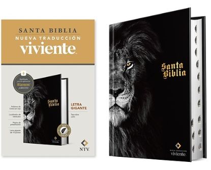 Picture of Biblia Letra Gigante Ntv Con Filament, León (Tapa Dura, Índice, Letra Roja)
