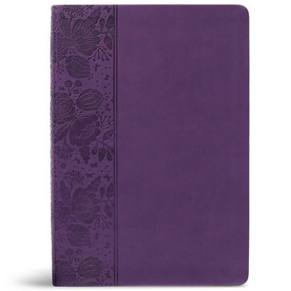 Picture of CSB Super Giant Print Reference Bible, Purple Leathertouch, Value Edition