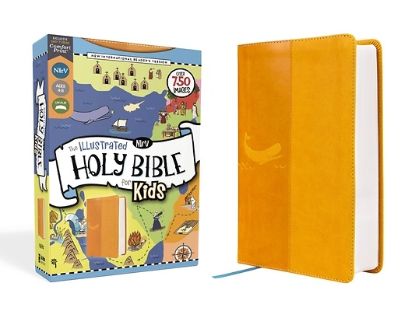 Picture of Nirv, the Illustrated Holy Bible for Kids, Leathersoft, Yellow, Full Color, Comfort Print