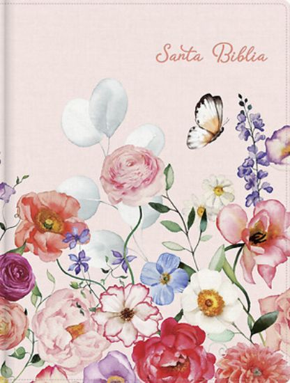 Picture of Rvr 1960 Biblia de Apuntes, Rosa Pétalos, Símil Piel