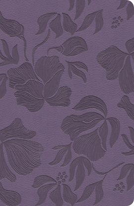 Picture of CSB Large Print Personal Size Reference Bible, Optimal Type, Digital Study Edition, Purple Leathertouch