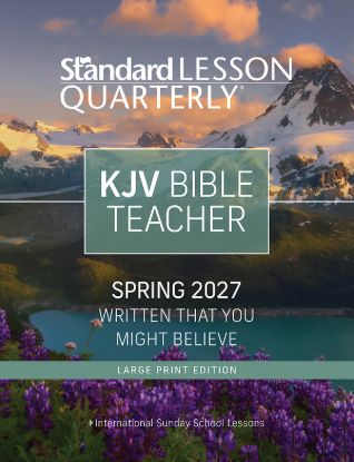 Picture of Standard Lesson Quarterly KJV Adult Teacher Book Large Print Spring