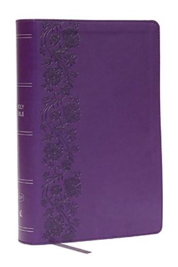 Picture of KJV Giant Print End-Of-Verse Reference Bible, Purple Leathersoft, Red Letter, Comfort Print