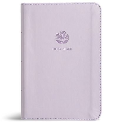 Picture of KJV Large Print Compact Reference Bible, Lavender Leathertouch