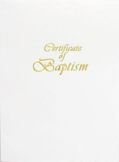 Picture of Contemporary Steel-Engraved Adult/Youth Baptism Certificate (Pkg of 3)