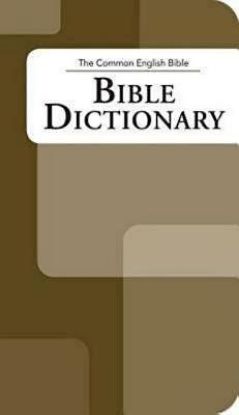 Picture of The Common English Bible: Bible Dictionary