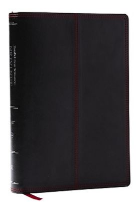 Picture of Nkjv-Net Parallel New Testament with Net Translators' Notes, Black Leathersoft, Red Letter, Comfort Print