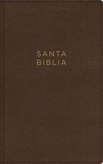 Picture of Nbla, Santa Biblia, Ultrafina, Letra Gigante, Leathersoft, Café, Palabras de Jesús En Rojo