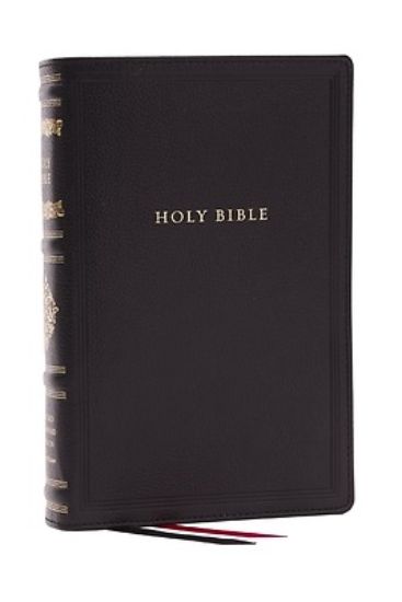 Picture of RSV Personal Size Bible with Cross References, Black Leathersoft, (Sovereign Collection)