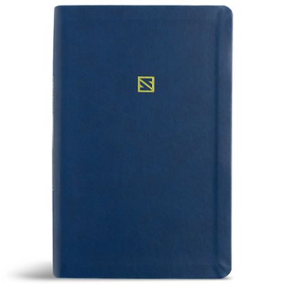 Picture of CSB Teen Study Bible, Optimal Type, Navy Leathertouch