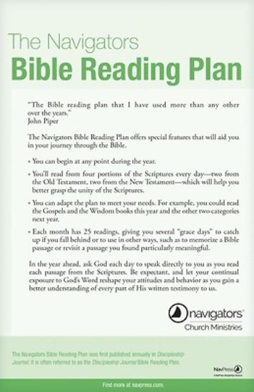 Picture of The Discipleship Journal Bible Reading Plan