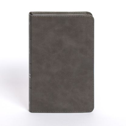 Picture of NASB Personal Size Bible, Charcoal Leathertouch