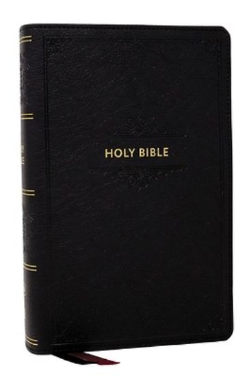 Picture of KJV Personal Size Large Print End-Of-Verse Reference Bible, Black Leathersoft, Red Letter, Comfort Print